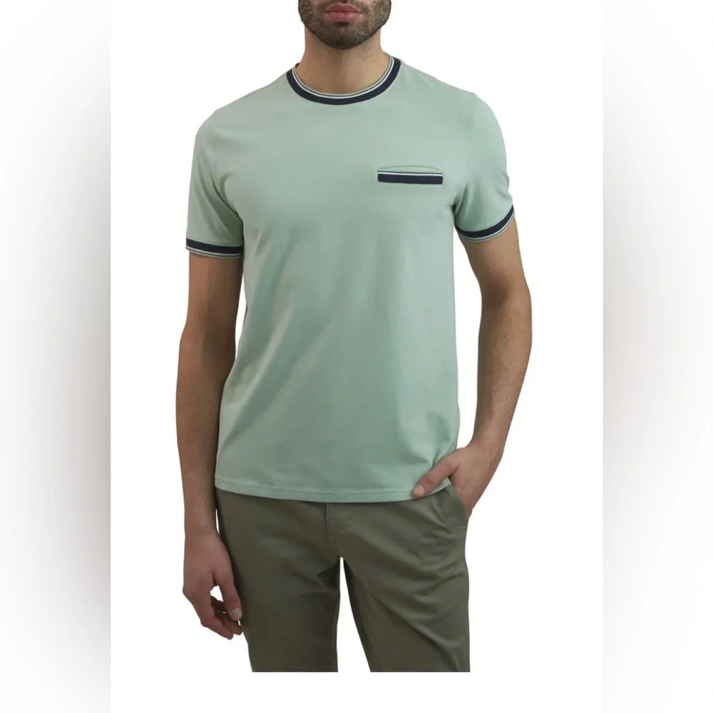 Ben Sherman Short-Sleeve Welt Pocket Ringer Tee size Medium